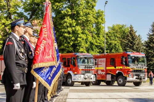 Powiatowe Obchody Dnia Strażaka na Placu Piłsudskiego