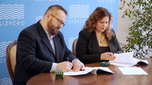 Budowa kolumbarium na Cmentarzu Komunalnym przy ul. Leśnej w Gajewie | podpisanie umowy