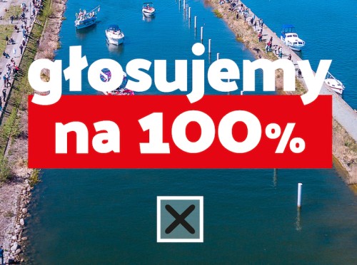 Giżycko głosuje na 100%