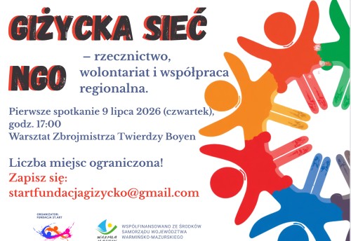 Giżycka Sieć NGO – rzecznictwo, wolontariat i współpraca regionalna