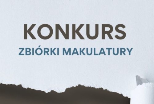 Konkurs zbiórki makulatury