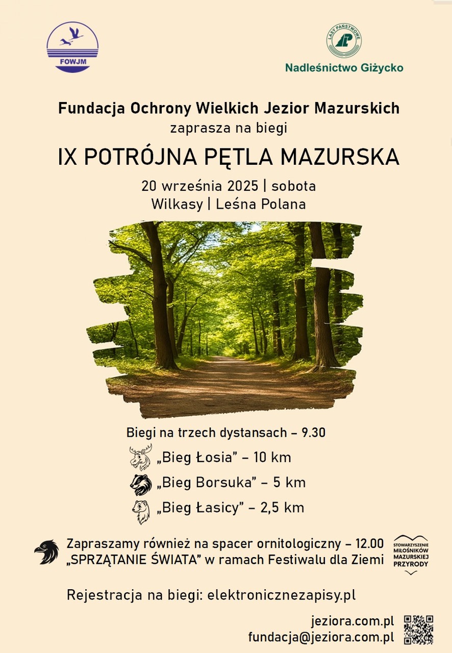 IX Plakat Potrójna Pętla Mazurska