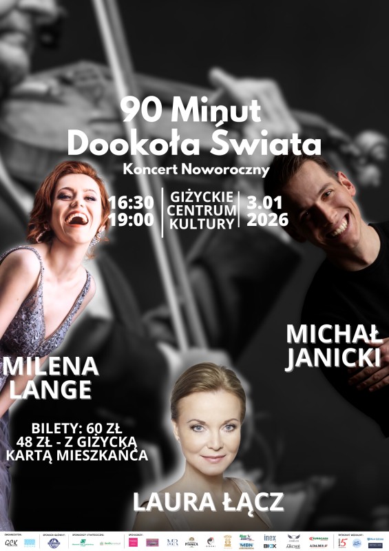 Koncert „90 Minut Dookoła Świata” – wyjątkowa muzyczna podróż! – 3.01.2026 r. 