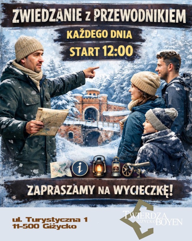 Zwiedzanie TB z przewodnikiem w czasie ferii