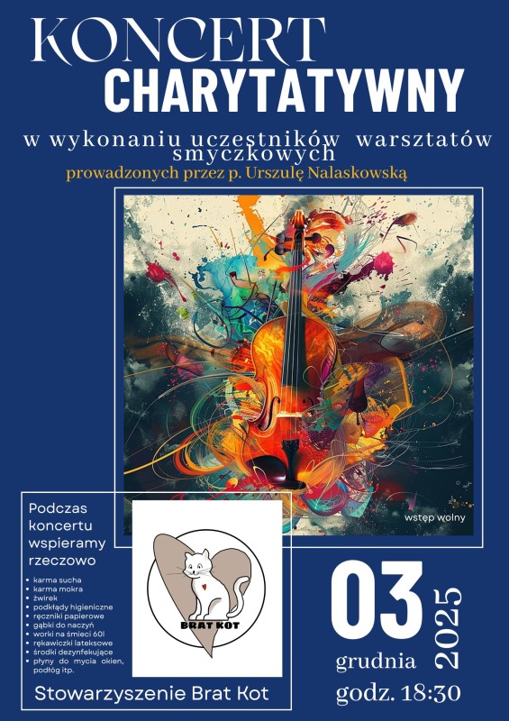 Koncert charytatywny PSM na rzecz Brata Kota